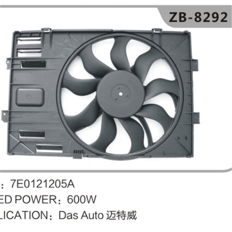7e0121205a radiador refrigerante ventilador