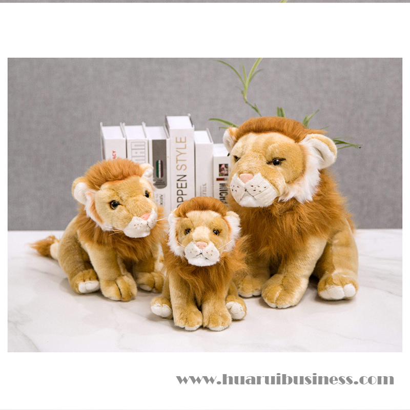 Juguetes de León peludo / muñecas de animales / juguetes de peluche