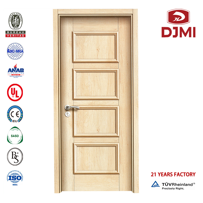 High Quality Timber Price Malaysia Office frente a MDF recientemente diseñado puertas interiores de madera puertas interiores baratas y seguras de melamina moldeado puertas de madera
