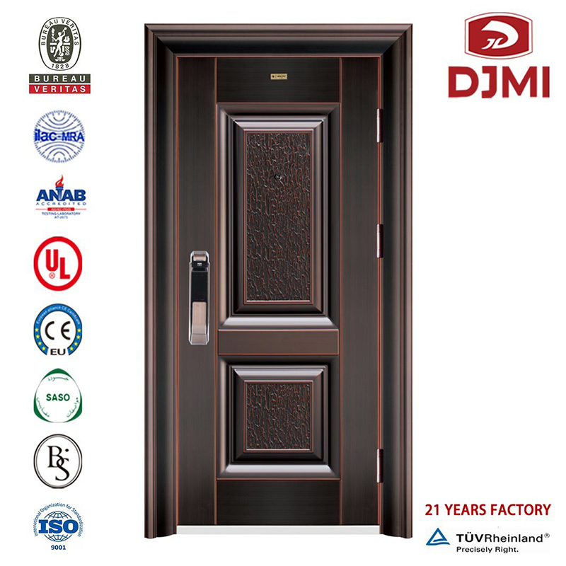 New King Cross China lujoso Safety Steel Front Design Hot Marketing Turkey Doors India principal Design Planning door Adapted New Design China Safety Steel central Metal Doors