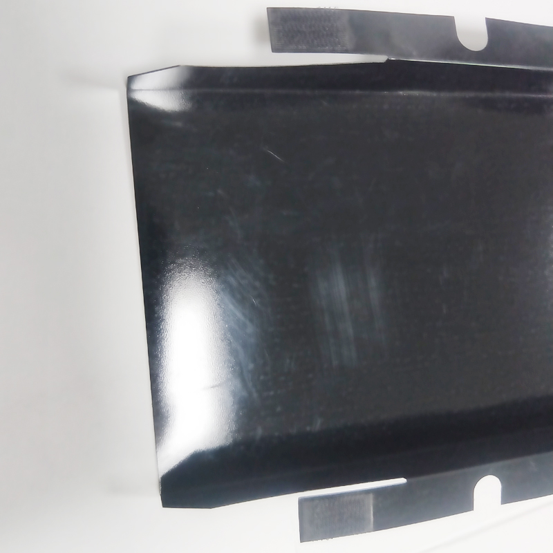 Hoja de aislamiento de batería de potencia Junta de aislamiento negra de 0,5 mm Hoja de aislamiento de PC resistente a altas temperaturas Procesamiento de molduras personalizadas