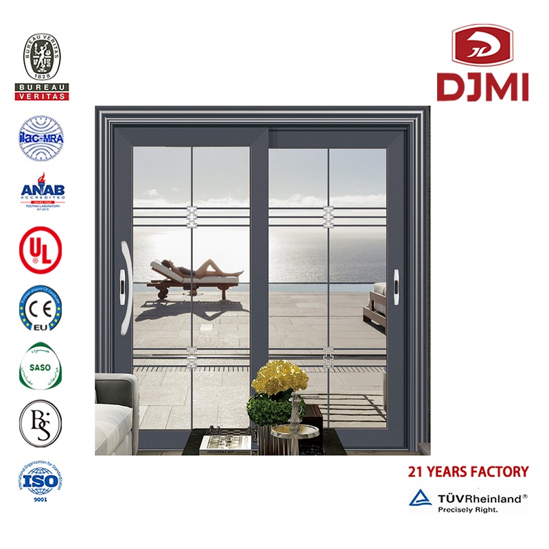 Puertas y ventanas Venta caliente Corredizas de cuatro paneles Riel de aluminio Vidrio templado doble Fabricante chino Puerta comercial Personalizar Puertas interiores de aluminio Puertas interiores corredizas sincronizadas Fabricante ch...