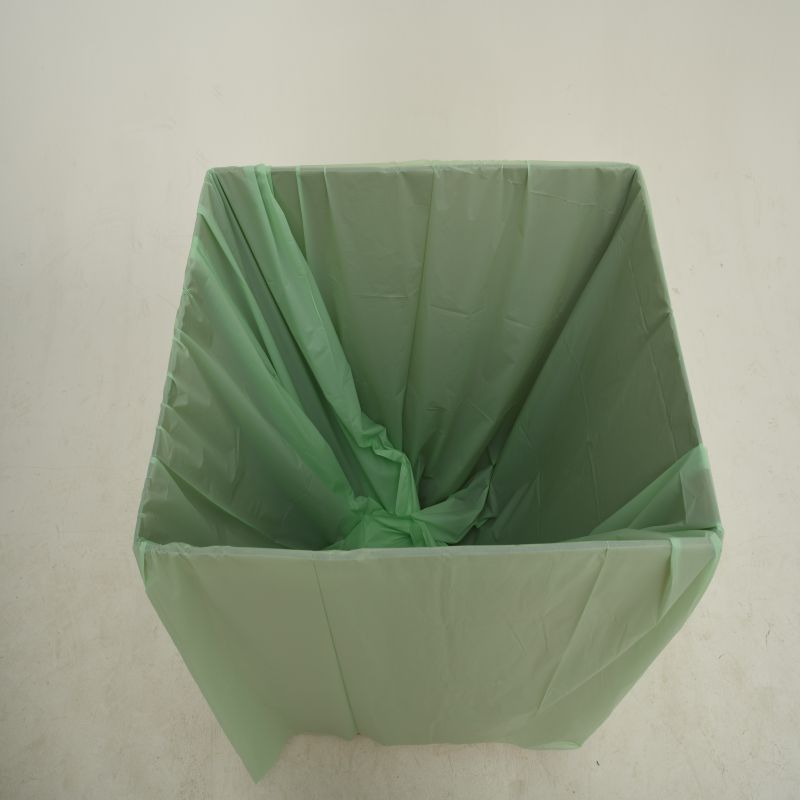 Almidón de maíz biodegradable 100% bolsas de basura con abono orgánico