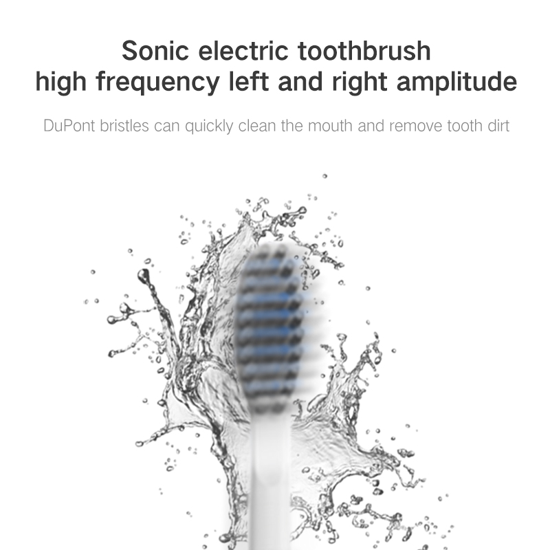 Hot adulto oralnano sónico potente recargable inteligente cepillo de dientes eléctrico limpiador dental