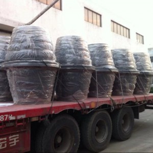 Cubierta de caucho cónica