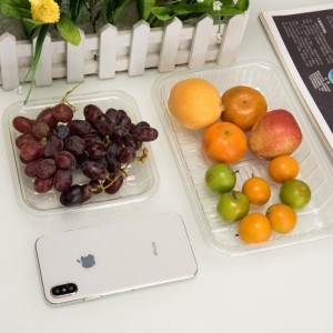 Envases de fruta plástica desechable