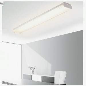 Un rombo de 7 pulgadas, un LED envolvente de 40 W, 4.000 K de blanco neutral, una Luz LED de garaje de 4 pies.