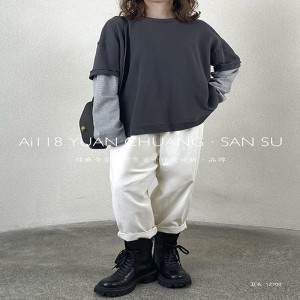 Diseño liviano estilo cilíndrico coser mangas estilo recreativo seda de seda muy grande a medida 1.700 camisetas