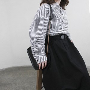 Diseño libre estilo estilo estilo estilo estilo estilo estilo rayado color rayado extra grande a medida 17825 camisa rayada vertical