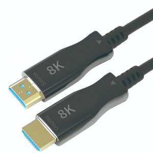 Ventas calientes 10M \\/ 33ft HDMI 8K extensor aoc con 8K @ 60Hz \\/ 4K @ 120Hz 48Gbps macho a macho para proyección de video
