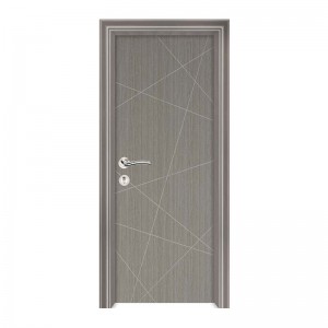 Precio de fábrica, puerta de wpc de alto rendimiento, puerta de baño para Israel, Arabia Saudita, mercado entre puertas de madera, puerta de casa moderna