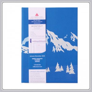 Wholesale Bloc de notas planificador mensual con cubierta de cuero