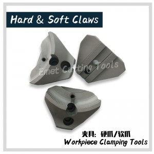 Accesorios y conexiones para máquinas herramienta Emet \\/ Herramientas de sujeción de piezas de trabajo \\/ Garras duras y blandas \\/ Portabrocas