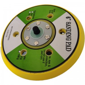 Almohadillas de pulido de 6 pulgadas para amoladora angular, almohadilla de respaldo de disco de lijado para lijadora orbital, accesorios de herramientas eléctricas