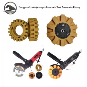 Máquinas de limpieza de porcelana con ruedas de Goma de 4 pulgadas.