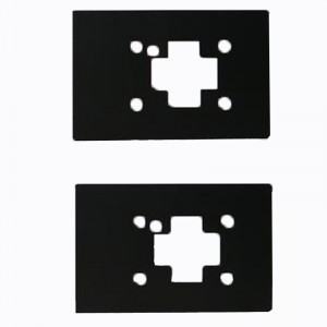 Lámina aislante de PC retardante de llama Lámina aislante GE-EFR95 Junta aislante ignífuga negra