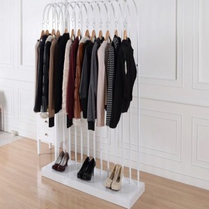 Tmj PP - 567 Gold Retail Garment shop Equipment Display rack