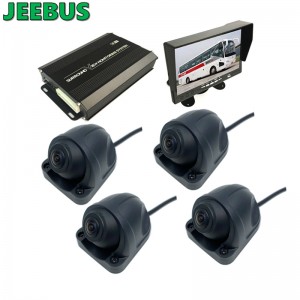 AHD 1080P Monitoreo 3D 360 Bird View All Round Camera System para Van Bus Truck Heavy Duty