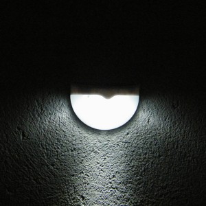 Lámpara de pared semicírculo solar