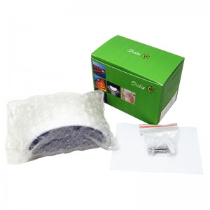 Lámpara de pared semicírculo solar