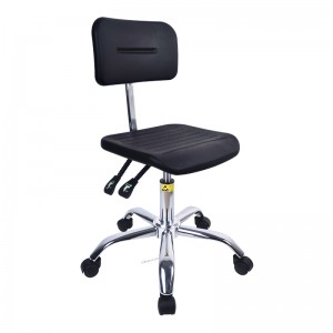 Seguridad industrial que trabaja la silla antiestática flexible de la espuma de la PU del recinto limpio del ESD