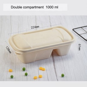 Caja de embalaje de almidón de maíz respetuoso con el medio ambiente