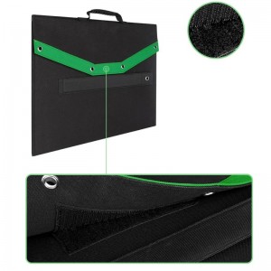 Bolsa plegable solar de 80 W