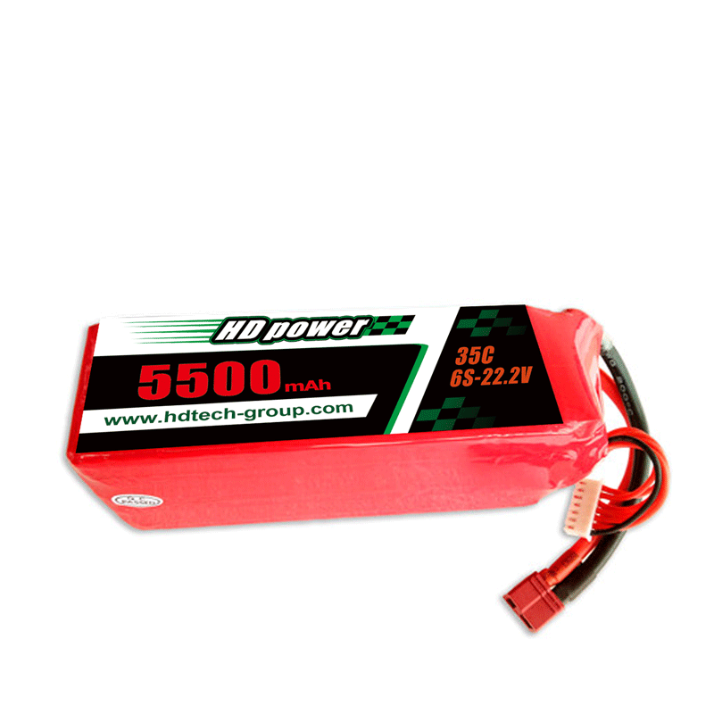 Batería lipo HD POWER 5500mAh 35C 6S 22.2V