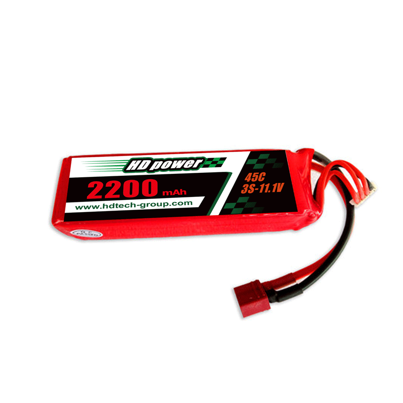 Batería lipo HD POWER 2200mAh 45C 3S 11.1V