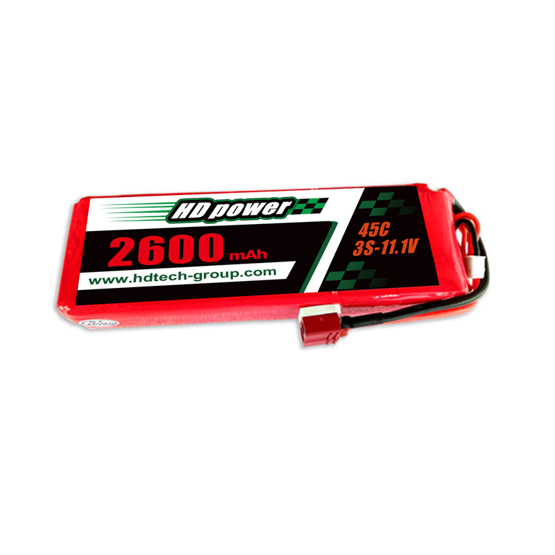 Fuente de alimentación de alta definición 2600mah 45c 3s 11,1v batería de litio