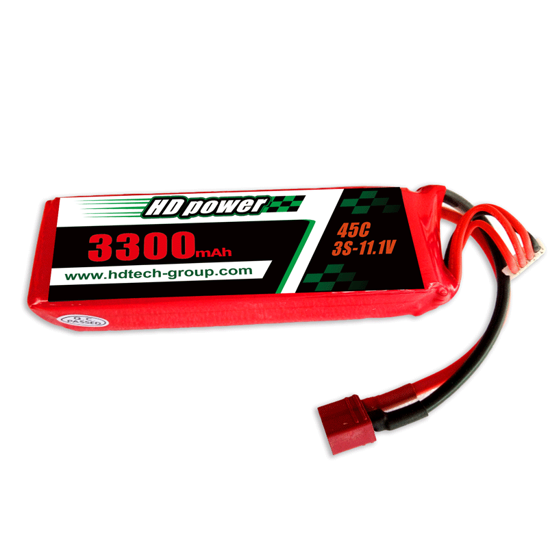 Batería de litio HD Power 3300mah 45c 3s 11,1v