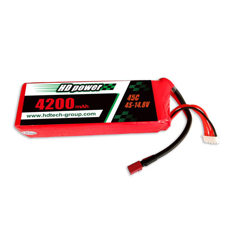 Fuente de alimentación de alta definición 4200mah 45c 4S 14,8v batería de litio