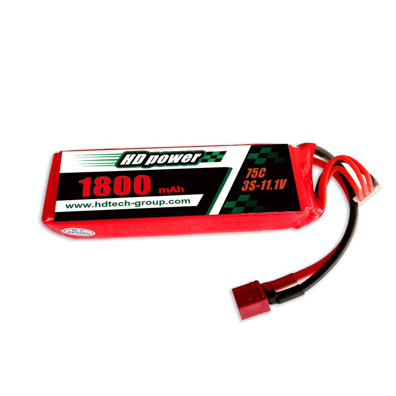 Fuente de alimentación de alta definición 1800mah 75C 3s 11,1v batería de litio