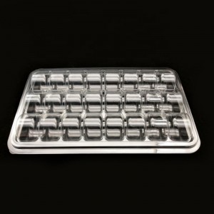 Fiambrera degradable del caramelo claro de la caja de los macarons de los tamaños de encargo al por mayor