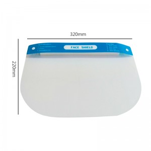 2021 EN 166 Protección facial Pantalla facial antiempañamiento Pantalla protectora de cara completa sin arañazos
