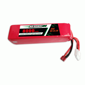 POTENCIA HD 8000mAh 6S 35C 22.2V para UAV