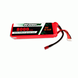 POTENCIA HD 8000mAh 4S 35C 14.8V para UAV
