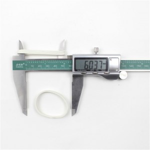Diámetro personalizable 38 mm blanco ensanchado banda de goma de alta elasticidad y resistencia al envejecimiento para la cultura de la oficina y la educación ventas directas de fábrica