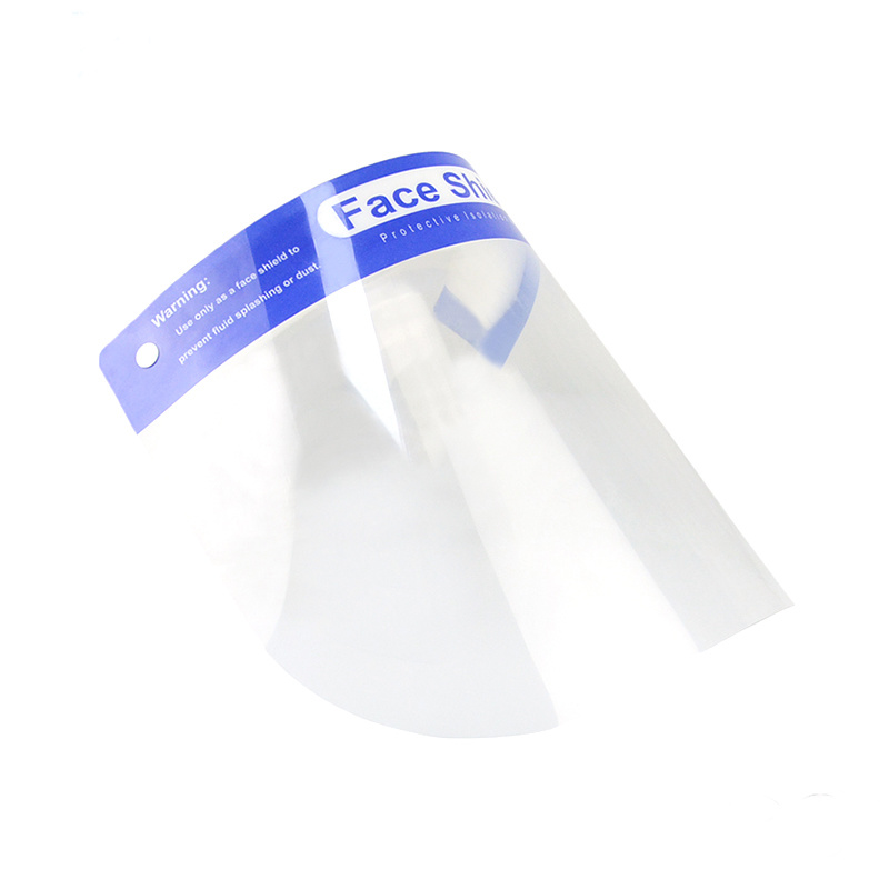 Producto de seguridad del distribuidor OEM Pantalla facial de esponja de plástico transparente