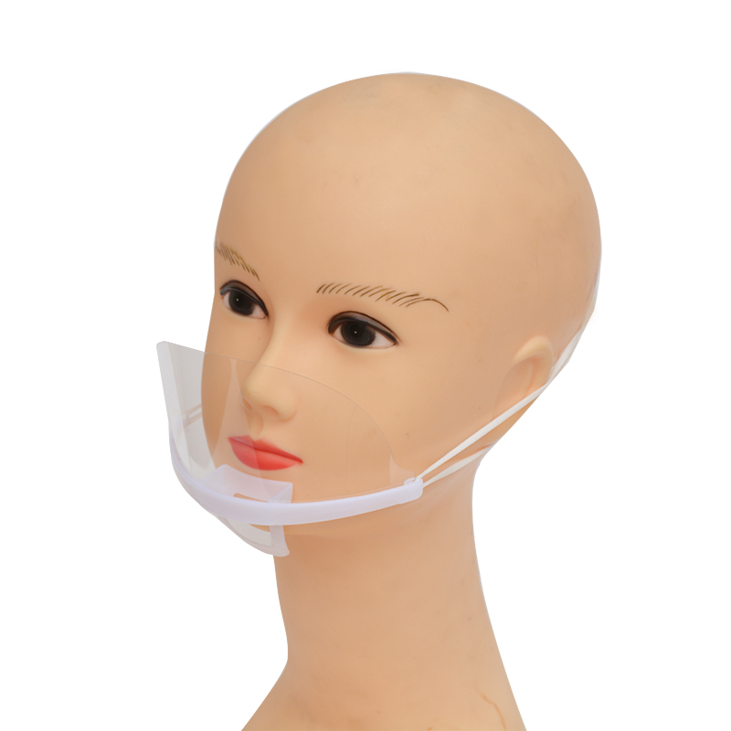 Escudo de boca de plástico transparente duradero de seguridad de moda al por mayor de China