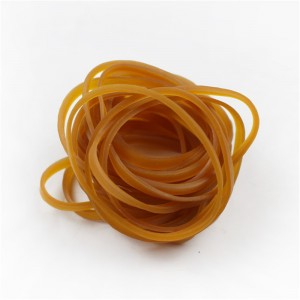 Fabricantes bandas de goma ensanchadas personalizadas amarillo transparente alta elasticidad tenacidad industria bandas de goma agrícolas