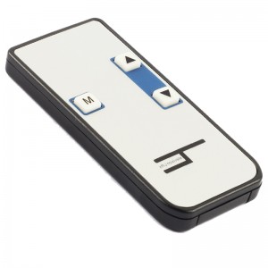 Nueva fábrica de 3 teclas, electrodomésticos industriales, control remoto BLE delgado, control remoto de audio RF, control remoto de volumen, luz LED, control remoto