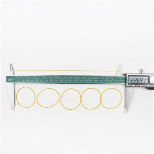 Fabricantes de bandas de goma al por mayor de banda de goma fina de alta elasticidad que agrupa el anillo de goma de flores de lazo