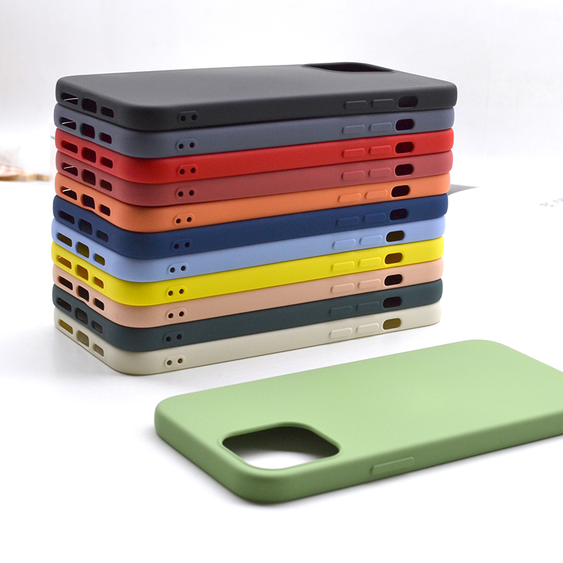 Recién llegado, caja de teléfono líquida de silicona de color arcoíris para iPhone 11 Pro Max X XS XR 6 6 Plus 6S 7 8, funda protectora para teléfono celular