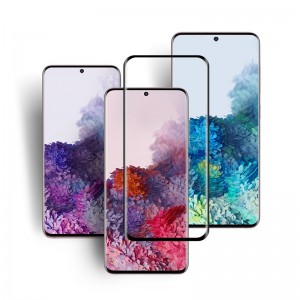 Película de pantalla de vidrio templado de alta calidad 9h caliente para protector de pantalla Samsung S20 +.