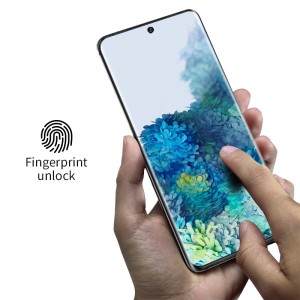 Película de pantalla de vidrio templado de alta calidad 9h caliente para protector de pantalla Samsung S20 +.