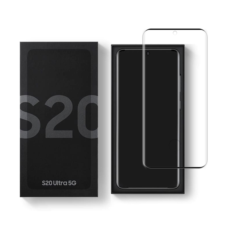 Película de pantalla de vidrio templado de alta calidad 9h caliente para el protector de pantalla Samsung s21