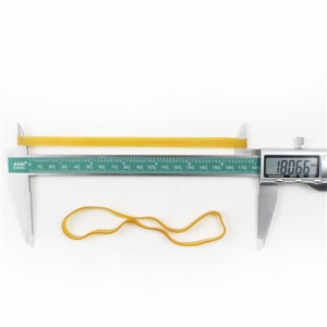 Fabricantes Cuentas a medida alardeadas y anchas de goma Druable Alta Temperatura y Cinturón de Goma Amarillo Anti-Envejecimiento