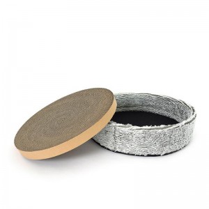 Tablero de arañazos de felpa gatonido de gato