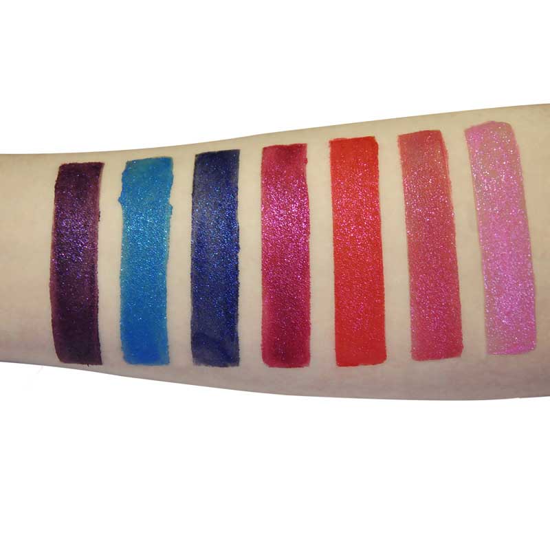 Brillo líquido lápiz labial diamante impermeable lipgloss metálico